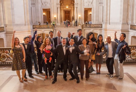 Just married! (Photo: Pax Gethen / Funcrunch Photo; full album here.)